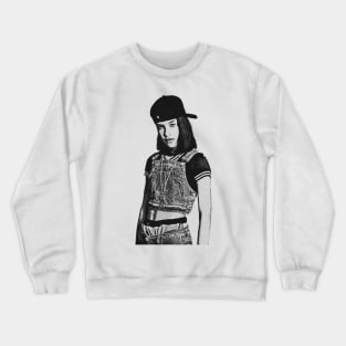 Aaliyah Simple Engrved Crewneck Sweatshirt